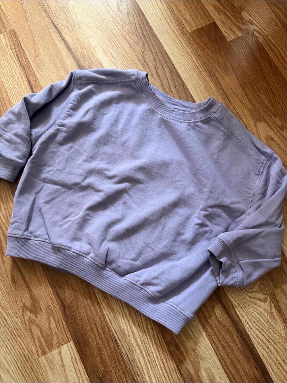 Zara Lilac Crewneck Sweatshirt